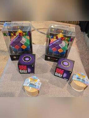 Bundle Of 1 Tetris, 1 Fuzzball And 1 Mini Dumpling, Price Is For 1 Set/bundle